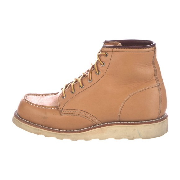 •	Red Wing Leather Ankle Boots
	•	Neutrals
	•	Round-Toes
	•	Lace-Up Closure - Picture 4 of 7